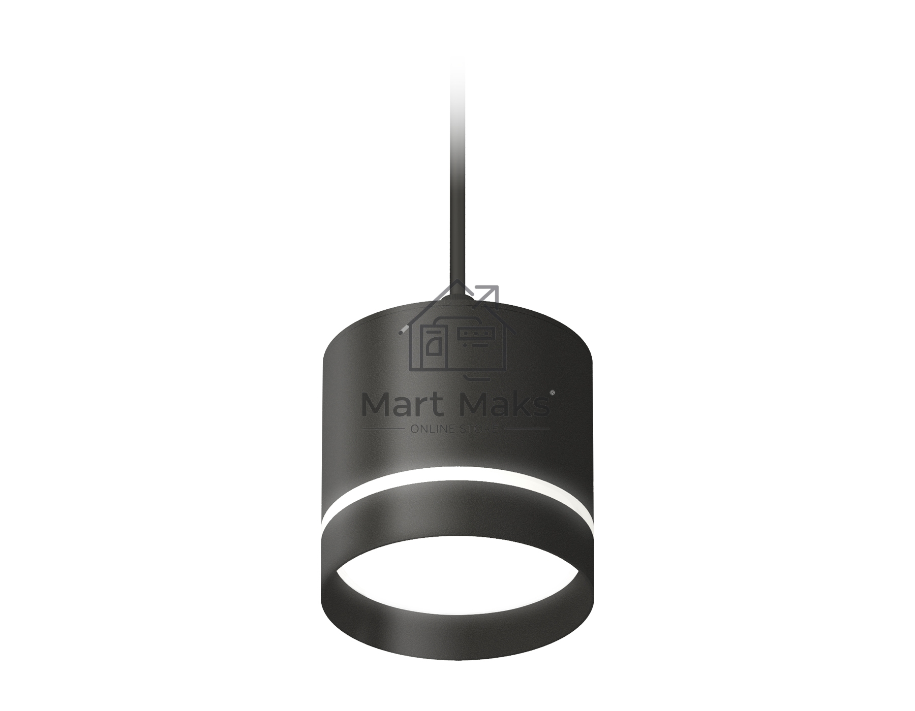 Светильник Ambrella Light XP8111023 SBK/FR черный песок/белый матовый GX53 (A2333, C8111, N8462)