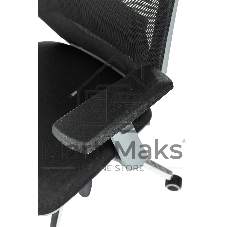 Кресло эргономичное Бюрократ MC-G615N-H черный Elastic-102 Neo Black сетка/ткань с подголов. крестов. алюминий