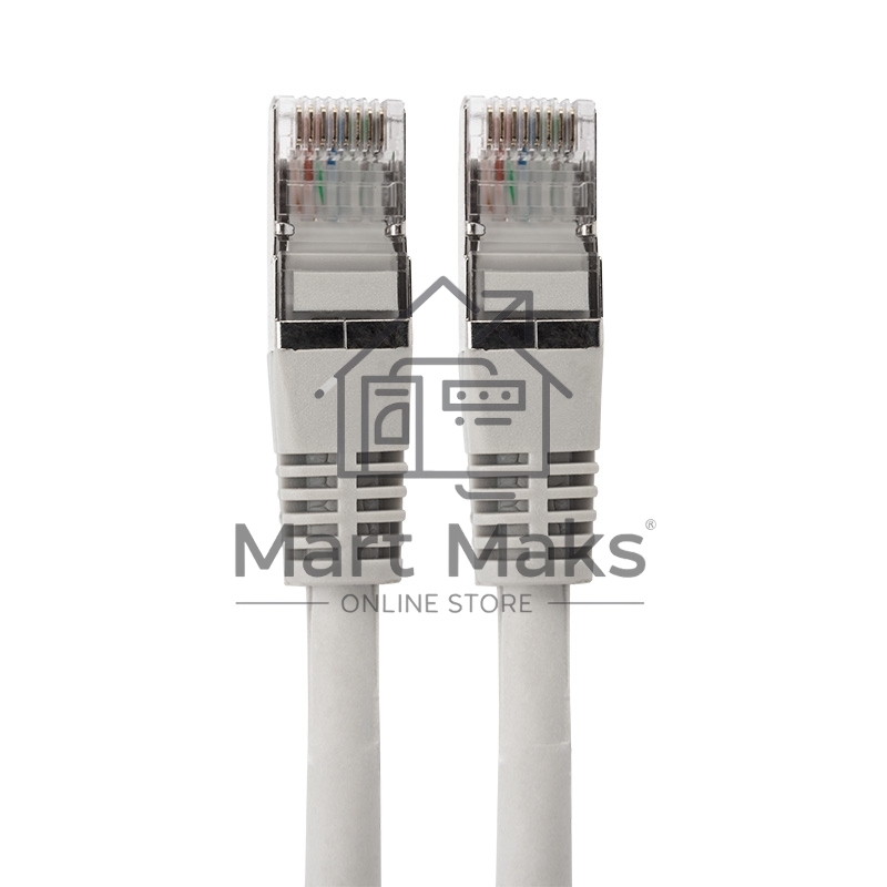 Rexant Пaтч-корд F/UTP, категория 6, RJ45-RJ45, экранированный, PVC серый, 1м