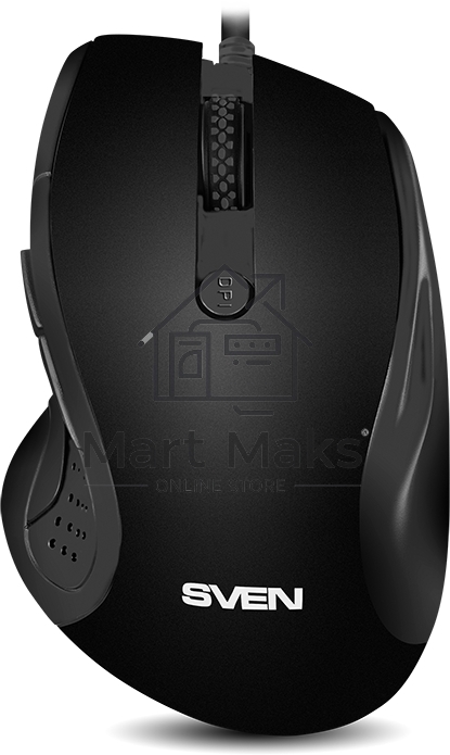 Мышь проводная SVEN RX-113 черный, 2000 dpi, USB, кнопки - 6