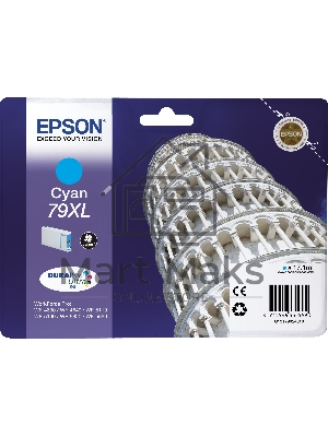 Картридж струйный Epson T7902 голубой повышенной емкости для WF-5110DW/WF-5620DWF