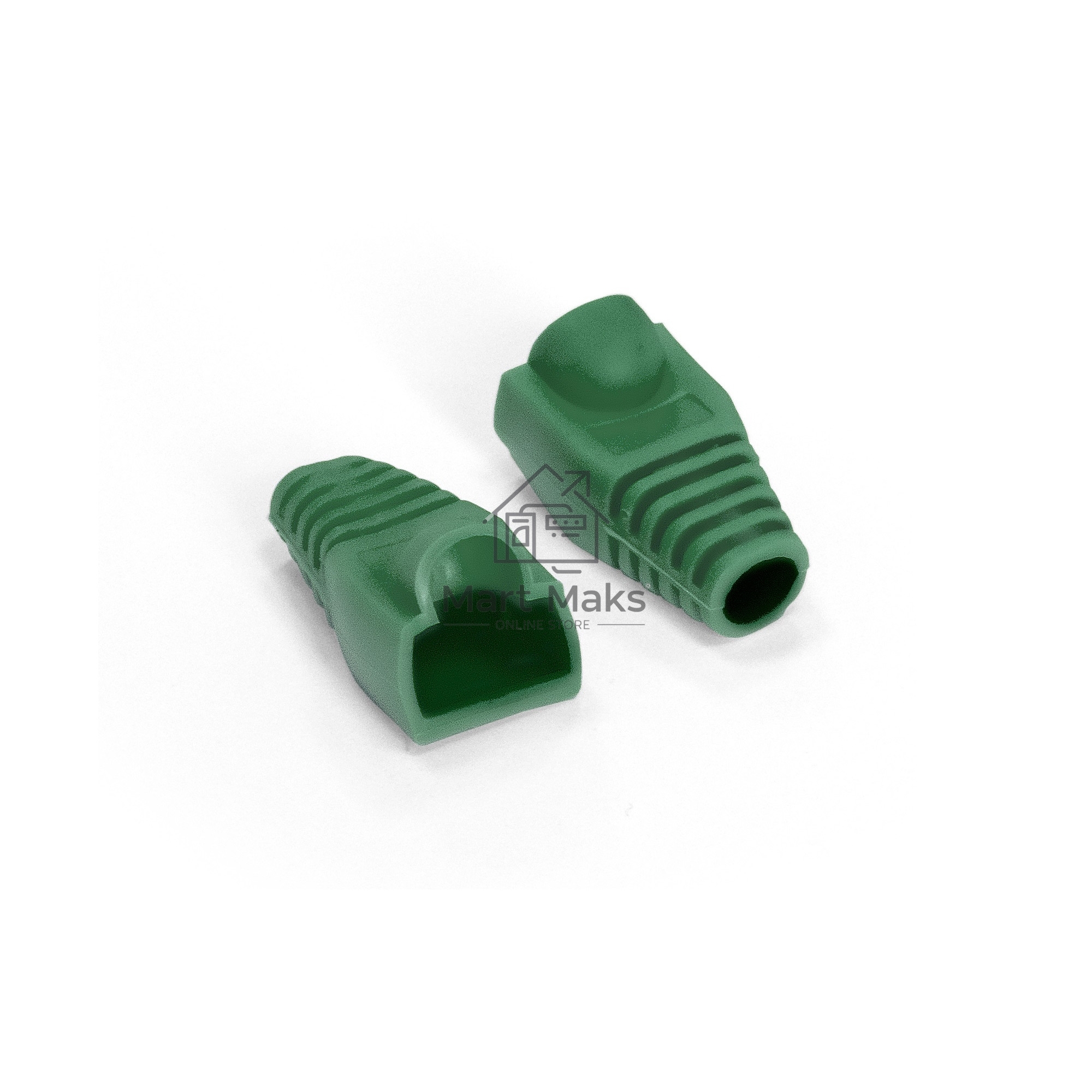 Колпачок ExeGate BC45-100-GN изолирующий для коннектора RJ-45, зеленый (100шт)