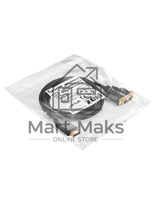 Кабель HDMI-DVI-D ExeGate EX-CC-HDMIM-DVI2M-2.0 (19M/(24+1)M, dual link, 2м, позолоченные контакты)