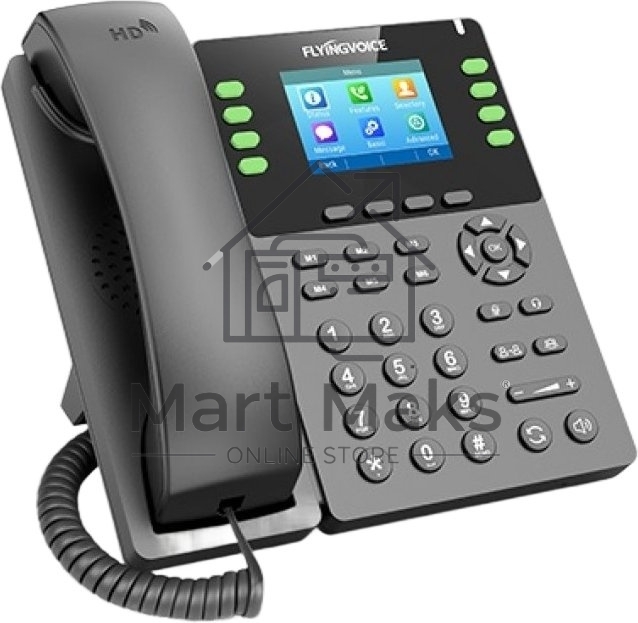 Телефон IP Flyingvoice P23GW серый (упак.:1шт)