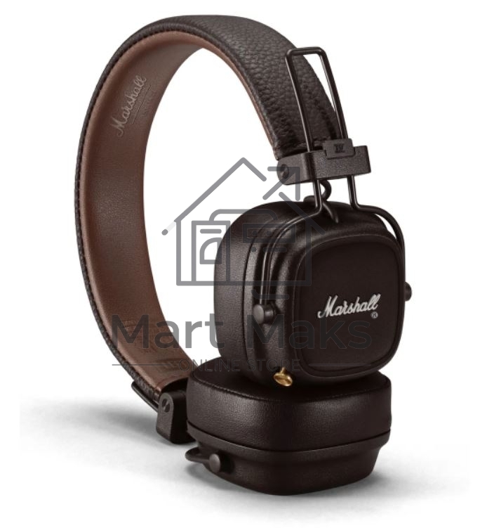 Наушники накладные беспроводные Marshall MAJOR IV коричневые