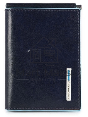 Портмоне Piquadro Blue Square PU3890B2/BLU2 синий натур.кожа