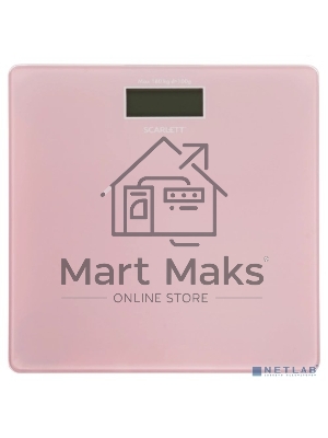 Весы напольные электронные Scarlett SC-BS33E041 макс.180кг розовый