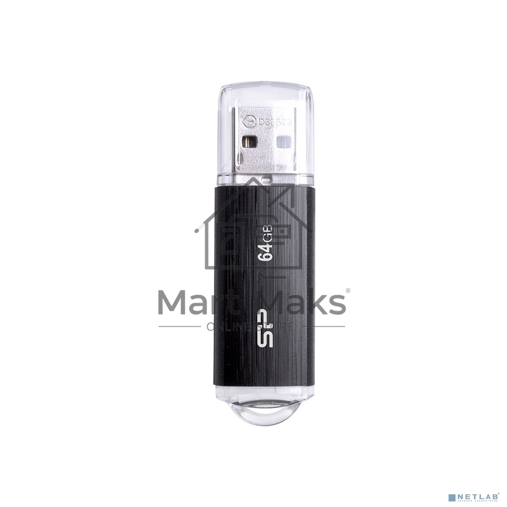 Флешка USB R/W Silicon Power R/W 64Gb Ultima U02 SP064GBUF2U02V1K USB2.0 черный