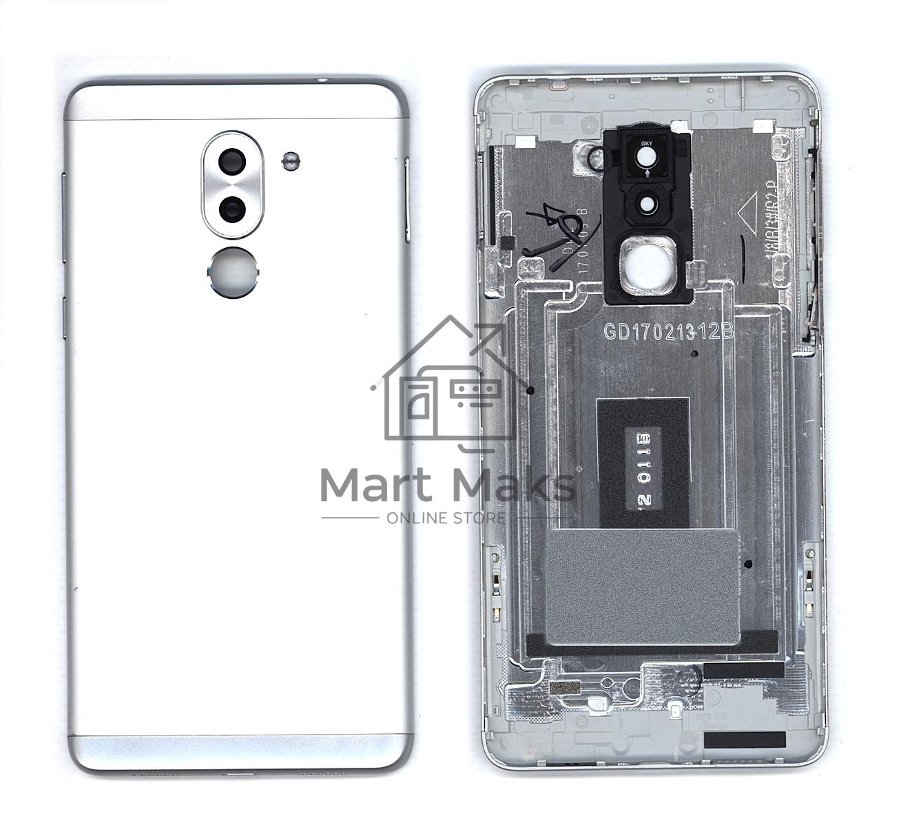 Задняя крышка для Huawei Honor 6X  серебристая