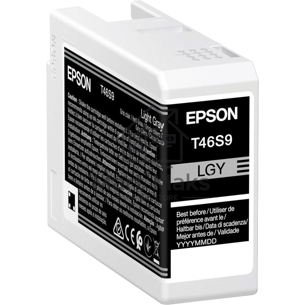 Картридж Epson T46S9 (C13T46S900) светло-серый (25 мл) для SureColor SC-P700