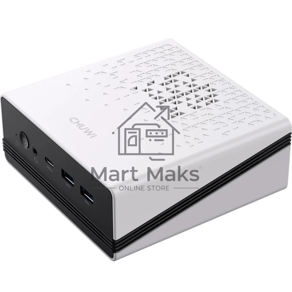 Компьютер Chuwi Ubox  AMD Ryzen 5 6600H(3.3Ghz)/16384Mb/512PCISSDGb/Int:AMD Radeon/BT/WiFi/war 1y/1.35kg/Iron Gray/Win11Pro + DDR5 (SODIMM MAX 64GB)(RAM slot*2)/USB2.0*1/USB3.2G1*3/Type-C*1(DP,PD)/HDMI*1/DP*1/RJ45*2/WIFI6,BT5.