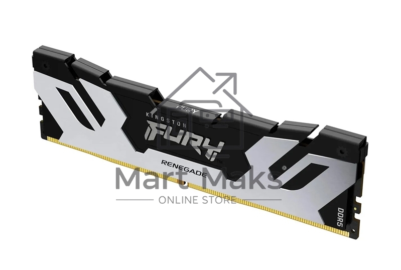 Оперативная память Kingston Fury Renegade Black, DDR5, 16GB, 7200MHz, CL38, DIMM, с радиатором, черный