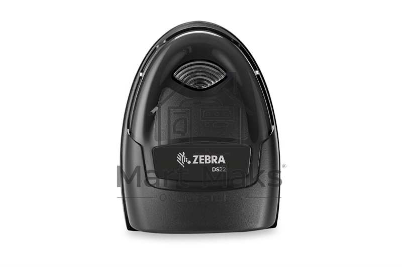 Сканер штрих-кода ручной Zebra DS2208-SR BLACK USB KIT Комплект с подставкой: DS2208-SR00007ZZCN SCANNER, CBA-U21-S07ZBR SHIELDED USB CABLE, 20-71043-04R STAND