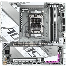 Материнская плата Gigabyte B850M AORUS ELITE WIFI6E ICE, AM5, AMD B850, 4xDDR5, 4xSATA, 2xM.2, 1xPCIe 5.0 x16, 1xPCIe 3.0 x4, DisplayPort, HDMI, 1x2.5Gb LAN, USB Type-C, 2x3.5 мм, 7.1, microATX