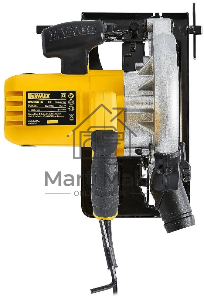Пила циркулярная сетевая DeWalt 1500 Вт. 190 мм. DWE5615