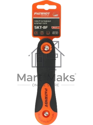 Набор ключей PATRIOT SKT-8F, TORX, T9-T40 складные, CRV, 8-в-1