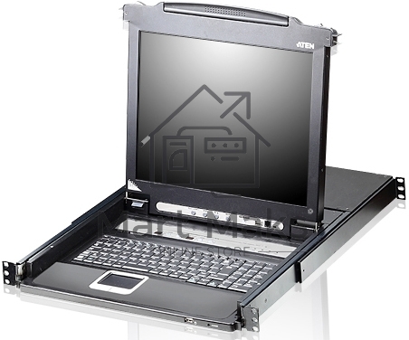 Kvm консоль ATEN SINGLE RAIL 16P PS/2-USB LCDKVMP 17INCH (CL5716MR)
