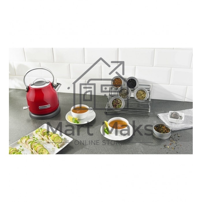 Чайник электрический KitchenAid 5KEK1222 1.25л. 2200Вт красный(корпус: металл)