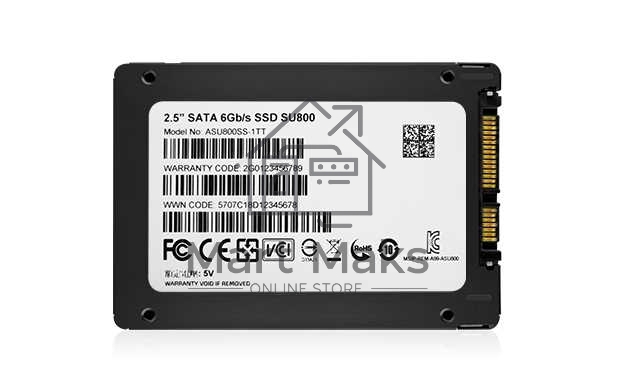 Накопитель SSD ADATA SU800, 1Tb, SATA III, 2.5