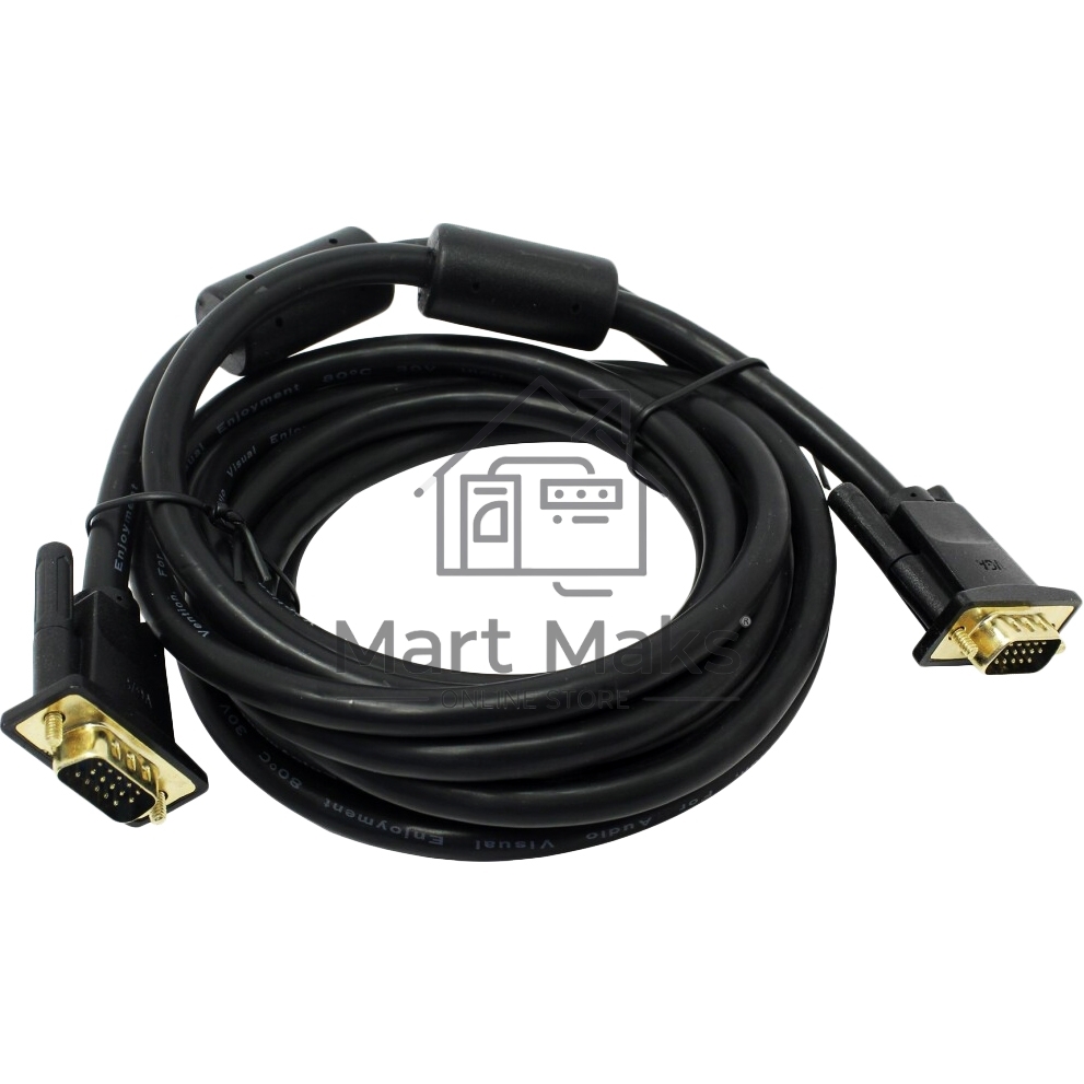 Кабель Vention VGA 15M/15M с 2 ферритовыми фильтрами - 3м