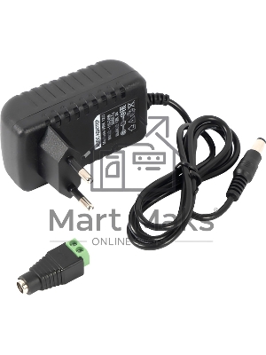 Источник питания 8831 Mollusk-VRK 12/2 12В, 2А. Сетевой диапазон 110-245В встр. вилка