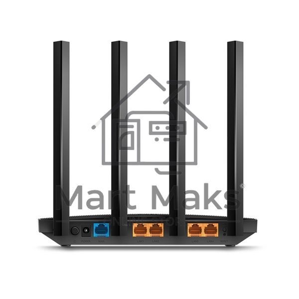 Роутер беспроводной TP-Link Archer C80 AC1900 10/100/1000BASE-TX черный