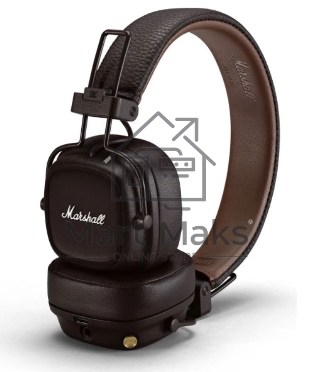 Наушники накладные беспроводные Marshall MAJOR IV коричневые