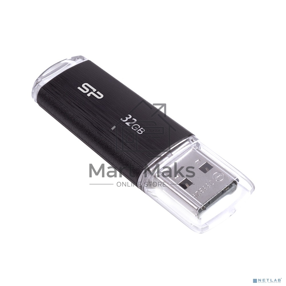 Флешка USB R/W Silicon Power R/W 64Gb Ultima U02 SP064GBUF2U02V1K USB2.0 черный