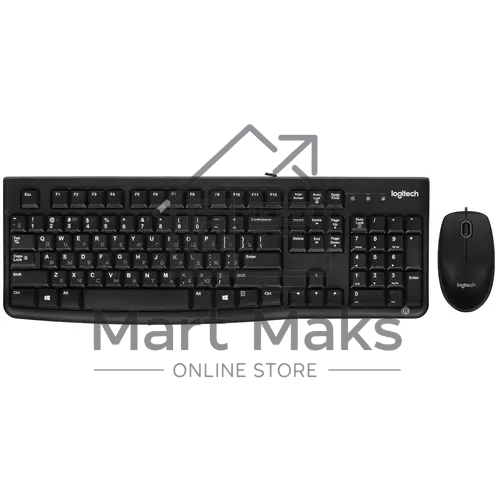 Клавиатура + мышь Logitech Desktop MK120 (русская раскладка)