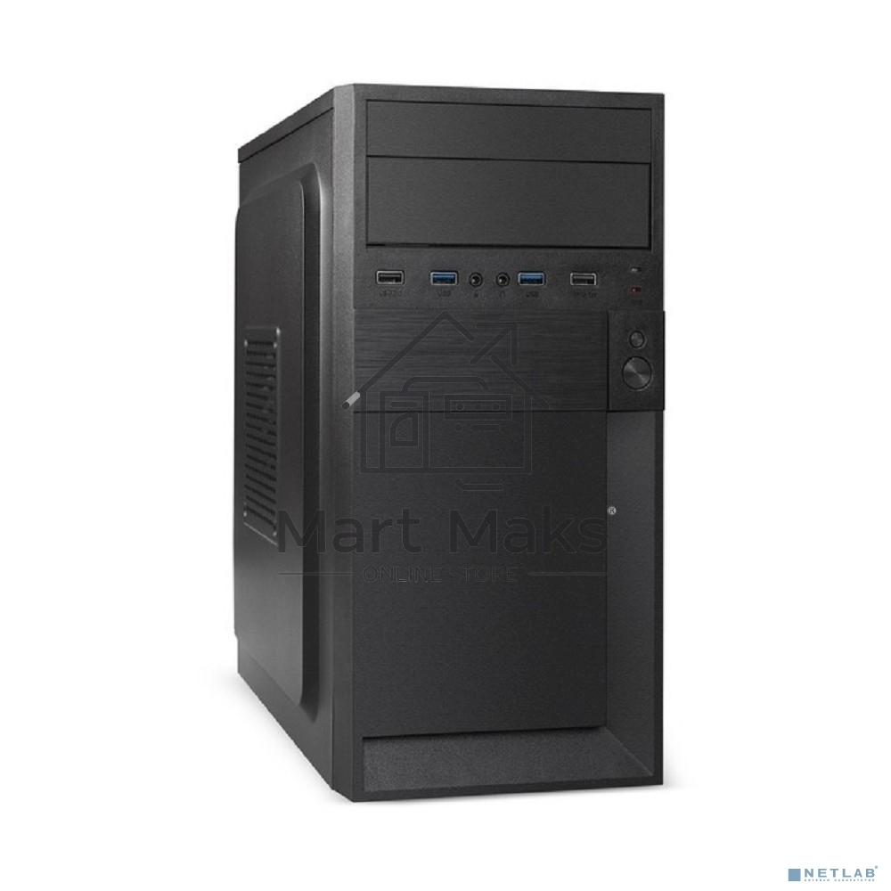 Компьютерный корпус Minitower ExeGate EX291148RUS BAA-105U2-01-AA500 (mATX, БП AA500 с вент. 8см, 2*USB+2*USB3.0, аудио, черный)