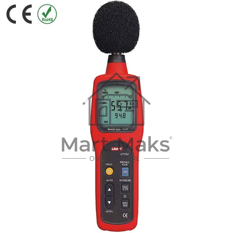 Измеритель уровня звука (шумомер) UNI-T UT352