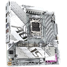 Материнская плата Gigabyte B850M AORUS ELITE WIFI6E ICE, AM5, AMD B850, 4xDDR5, 4xSATA, 2xM.2, 1xPCIe 5.0 x16, 1xPCIe 3.0 x4, DisplayPort, HDMI, 1x2.5Gb LAN, USB Type-C, 2x3.5 мм, 7.1, microATX