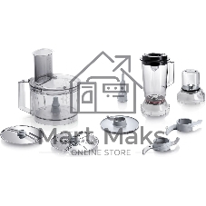 Кухонный комбайн Bosch MCM3501M 800 Вт, Скорости: 2, Блендер 1 л, Чаша 2.3 л, черный/серебристый