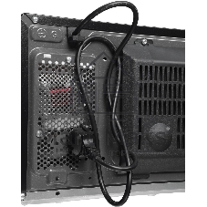 Микроволновая печь LG MH6032GAS черный, 20 л, 700 Вт, переключатели - сенсор