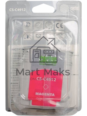 Картридж струйный Cactus CS-C4912 №82 пурпурный (72 мл) для HP Design Jet 500/800C