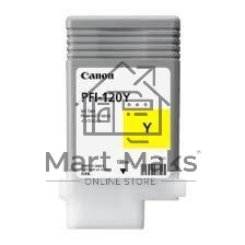 Картридж струйный Canon PFI-120 Y 2888C001 желтый (130мл) для Canon Canon imagePROGRAF TM-200/205