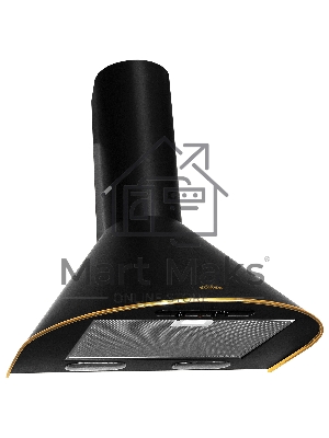 Вытяжка каминная Elikor Эпсилон 60П-430-П3Л черный/золотистый, 60 см, 430 куб. м/ч, 54 дБ