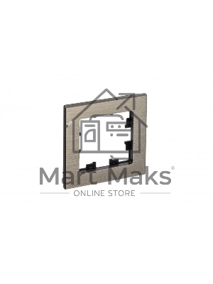 Рамка 1-м AtlasDesign Nature металл латунь SchE ATN312201