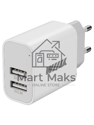 Сетевое зар./устр. Wiiix UNN-1-2-04-W 2A+2A белый