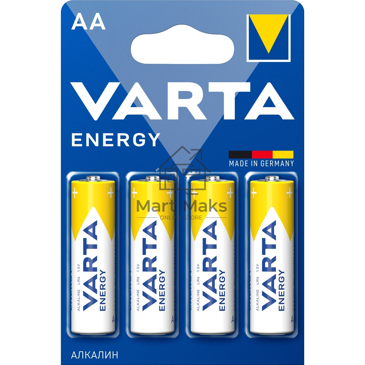 Батарейки VARTA ENERGY AA бл. 4 (рус.)