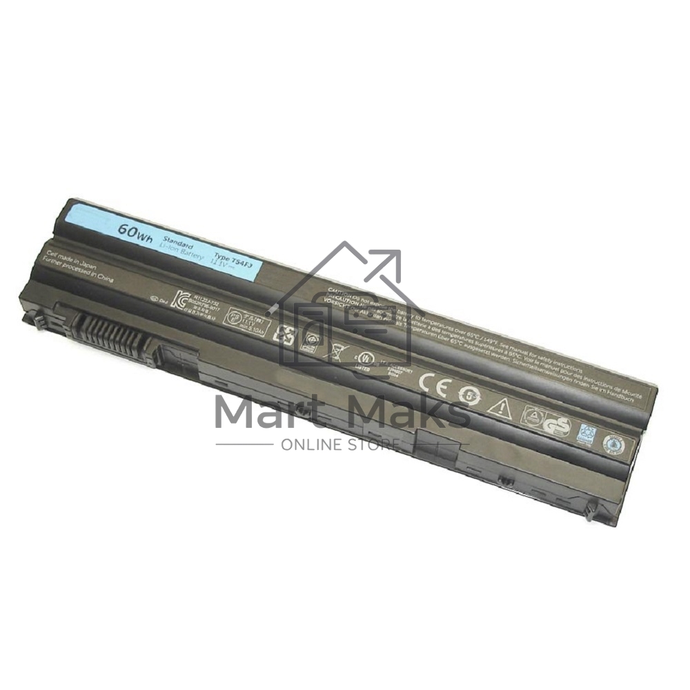 Аккумуляторная батарея для ноутбука Dell Latitude E6420 60Wh T54F3 черный