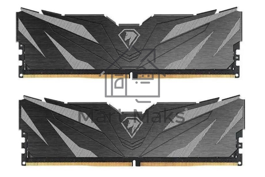 Оперативная память NETAC, DDR5, 16GB (2x8GB), 4800MHz, CL40, DIMM, с радиаторами, черный