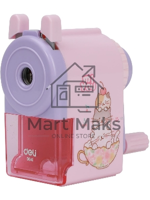 Точилка для карандашей механическая Deli E0641 miYou, 1 отверстие, пластик, ассорти