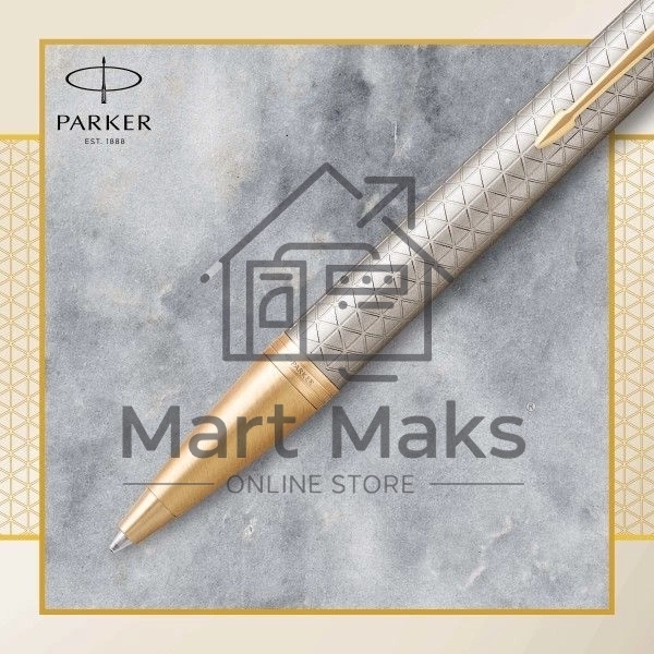 Ручка шариковая Parker IM Premium K323 (CW1931687) Grey GT M, синие чернила, подарочная коробка