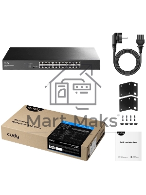 Коммутатор Cudy GS1024L (L2) 24x1Gbит/с неуправляемый