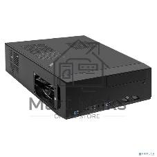 Компьютерный корпус Desktop ExeGate MI-208U2 (mini-ITX/mATX, без БП, 1хUSB+2хUSB 3.0, аудио, черный)