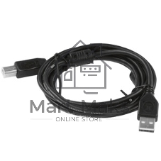 Кабель Cablexpert USB2.0 Pro CCF2-USB2-AMAF-6, AM/AF, 1.8м, экран, 2феррит.кольца, черный, пакет
