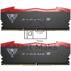 Оперативная память Patriot Viper Xtreme 5, DDR5, 32GB (2x16GB), 7600MHz, CL36, DIMM, с радиаторами, черный