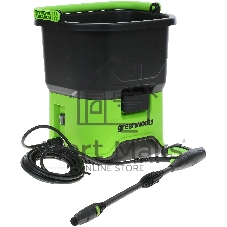 Мойка высокого давления GREENWORKS GDC40 (5104507) без АКК. и ЗУ. аккумуляторная 40В V20л шланг 6м