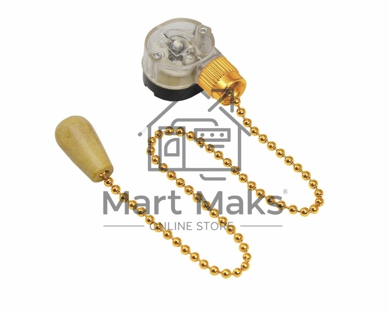 Выключатель Rexant для настенного светильника c деревянным наконечником 